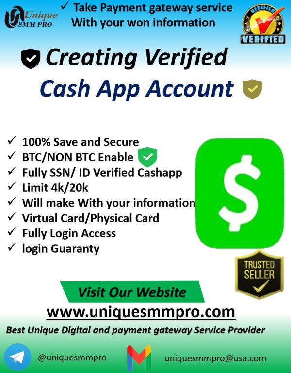 Creating Verified Cash App Account with your info