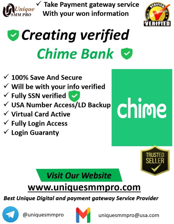 providing Chime payment gateway service with your won info