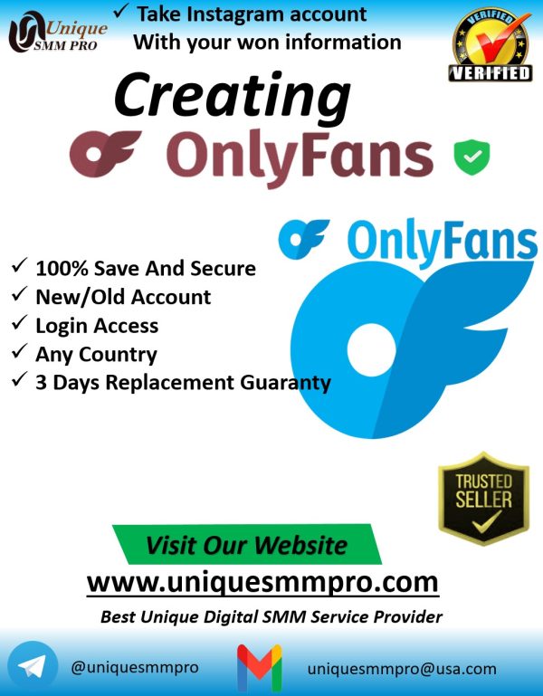 Creating OnlyFans Accounts with your info